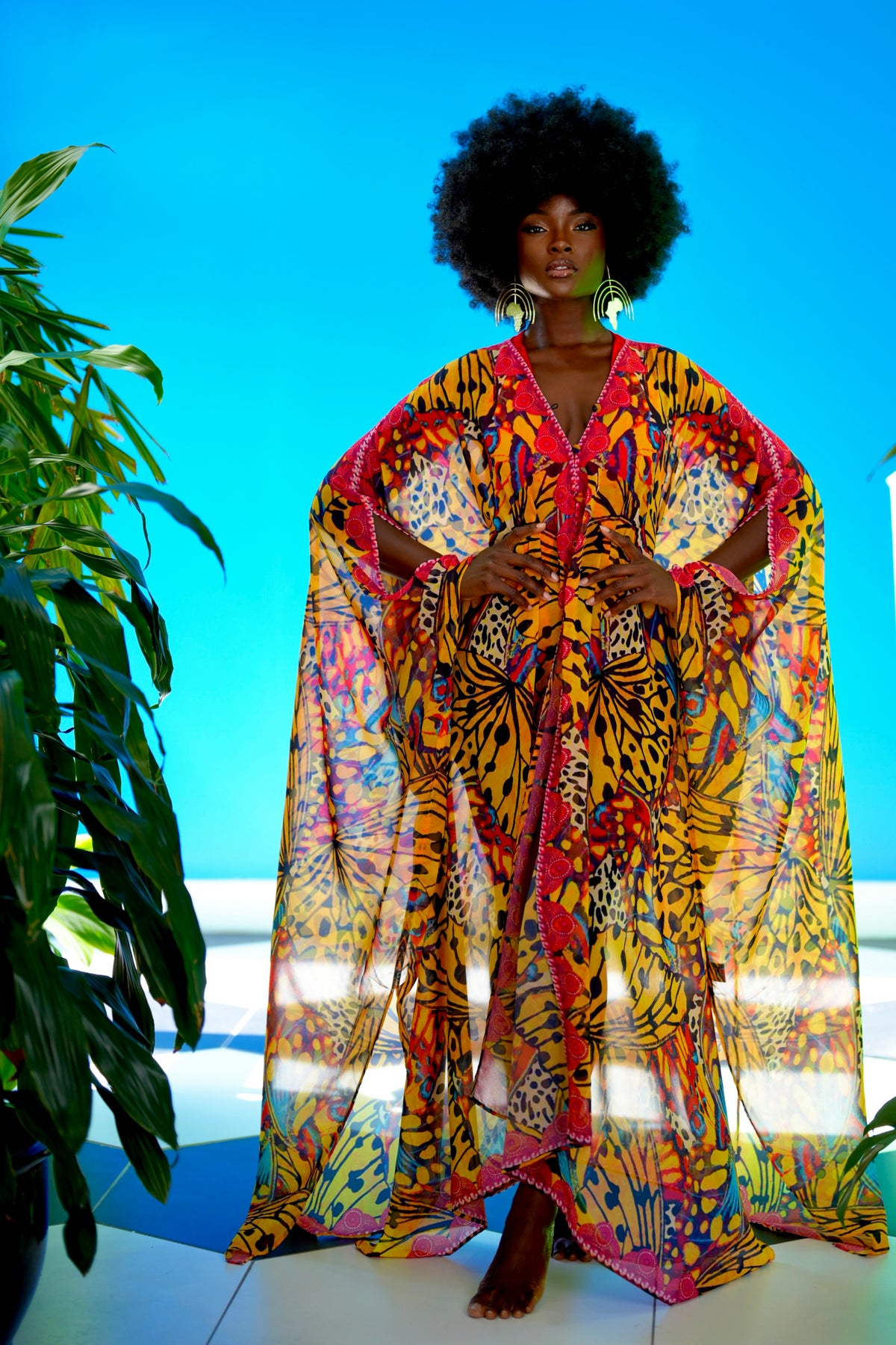 Tristan Goddess kaftan by Sai Sankoh — view 6