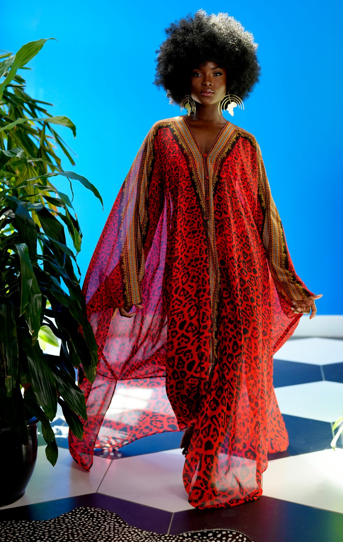Valencia Goddess Kaftan by Sai Sankoh — view 2
