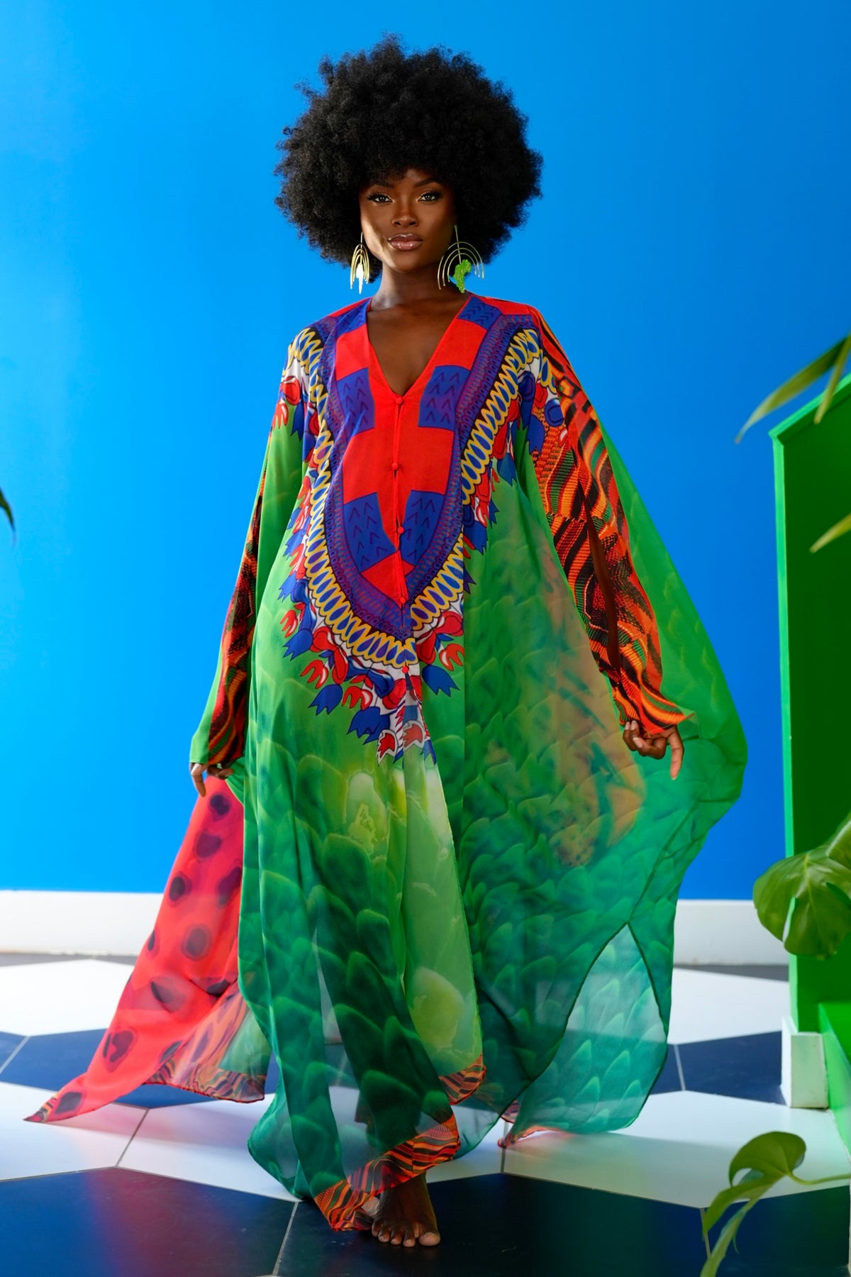 Alejandra Goddess kaftan by Sai Sankoh — view 6