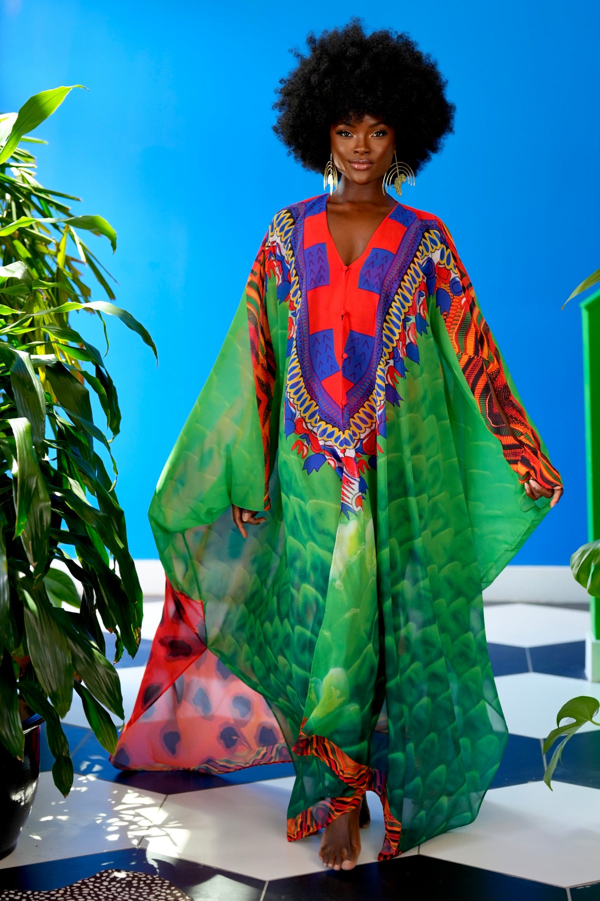 Alejandra Goddess kaftan by Sai Sankoh — view 7