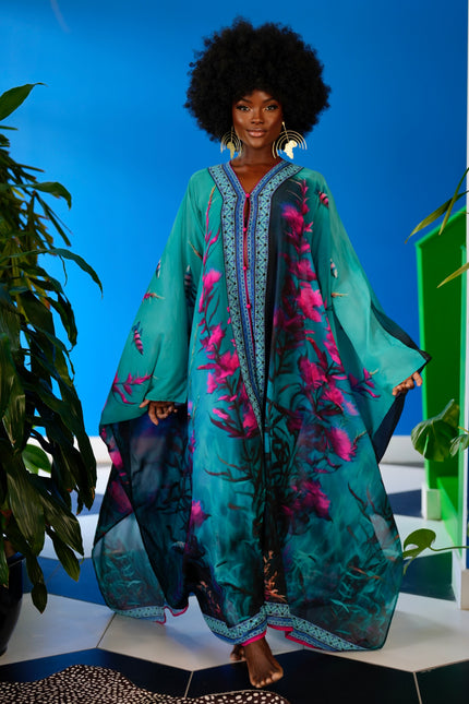 Nk Goddess Kaftan by Sai Sankoh, luxury resort kaftan