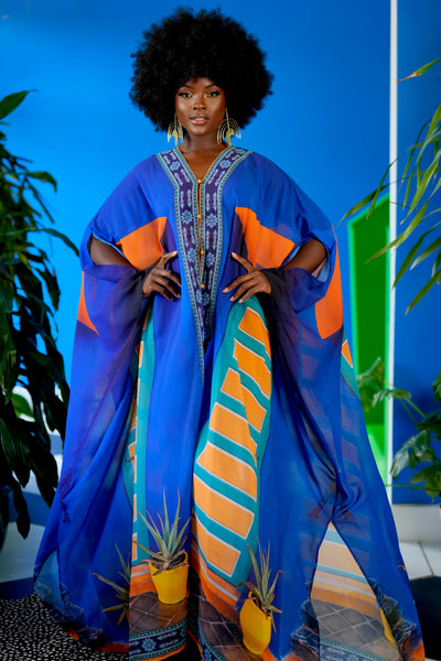Majorelle Goddess Kaftan | Luxury Goddess Kaftan