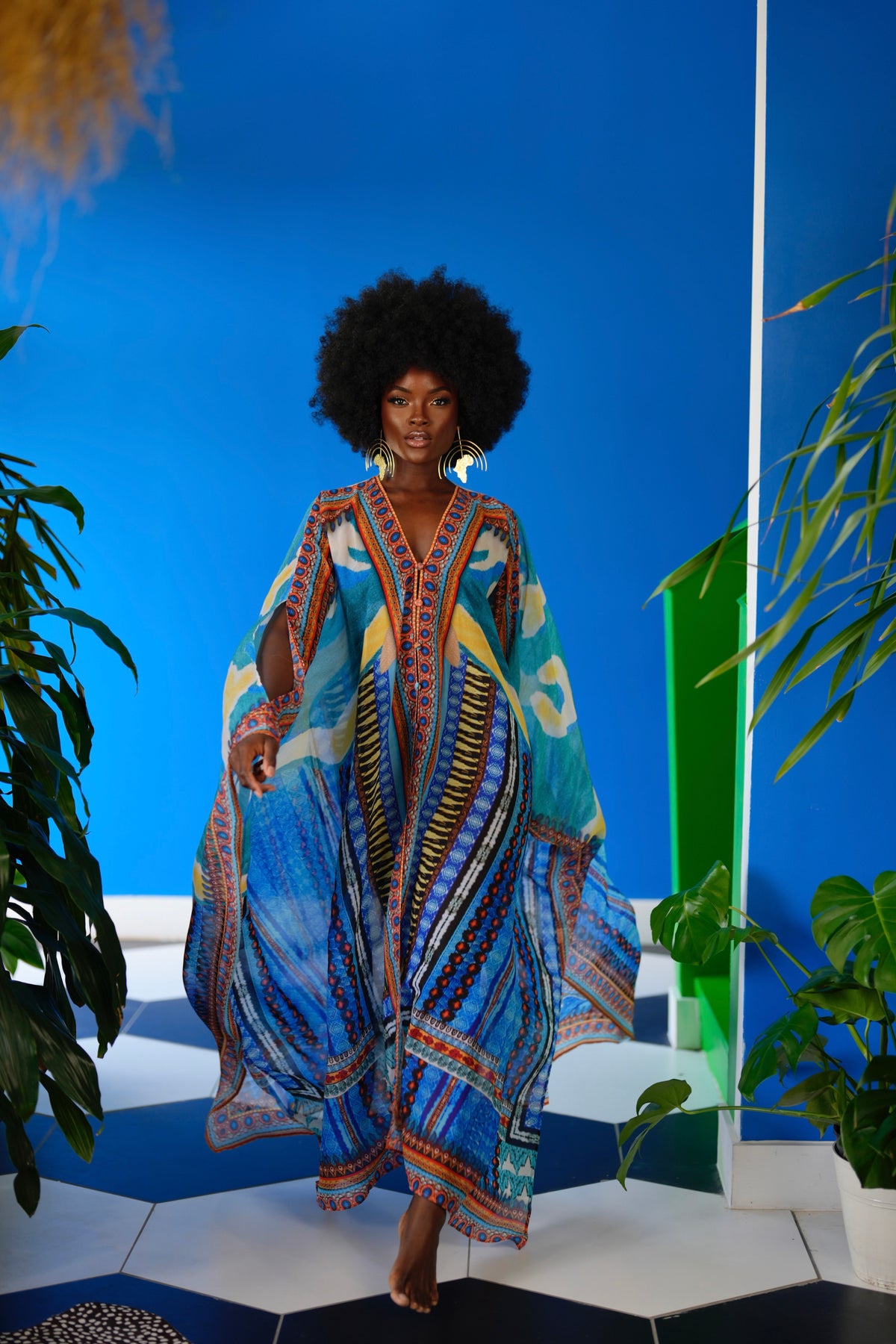 Maldives Goddess Kaftan by Sai Sankoh — view 2