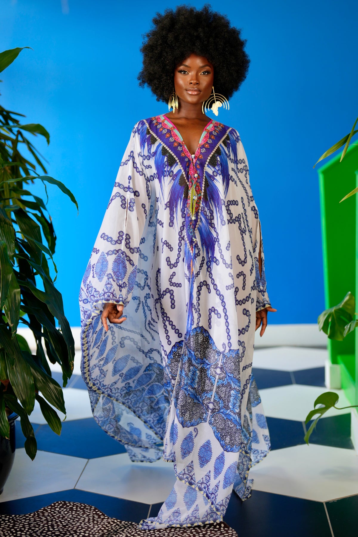 Monte Carlo Goddess Kaftan by Sai Sankoh — view 6