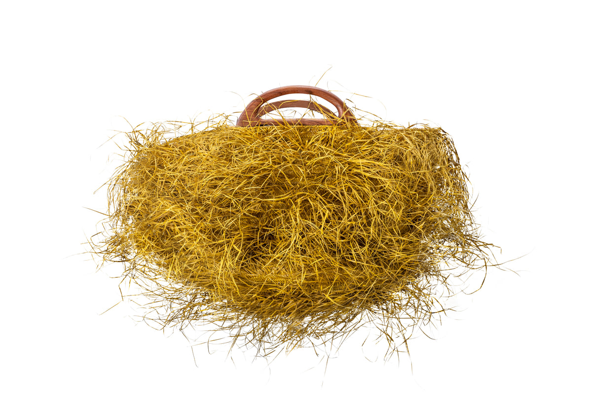 Yellow beach bag Sai sankoh 2023 collection 