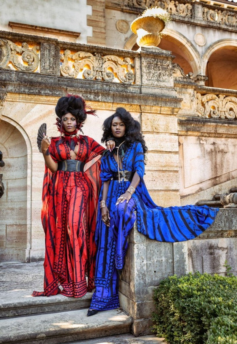 Monaco matching kaftan and pants set luxury 