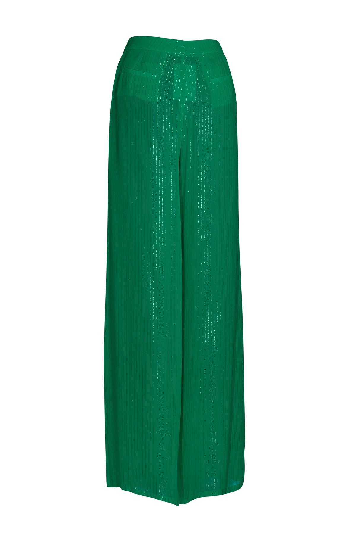 Forest Green Lurex Pants - saisankoh