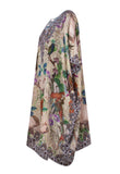 Iye Short Silk Crepe Kaftan - saisankoh