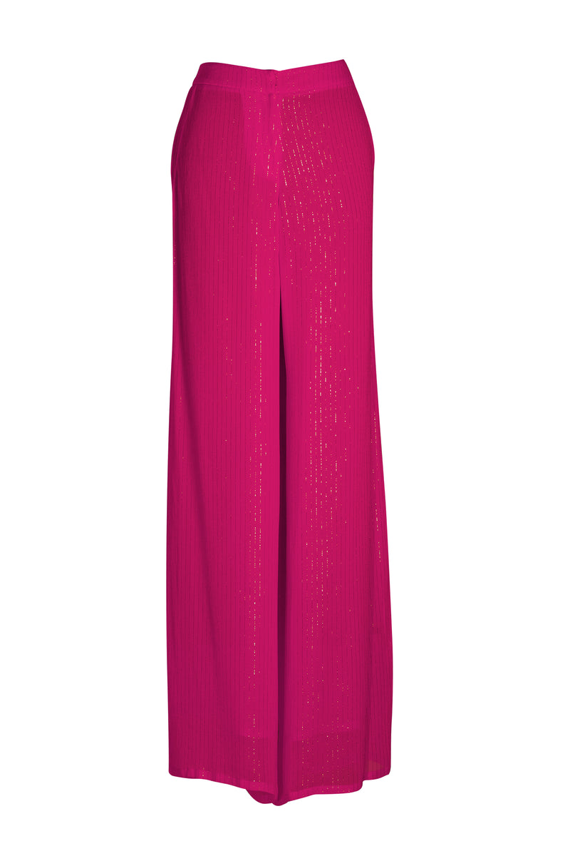 Hot Pink Lurex Pants - saisankoh