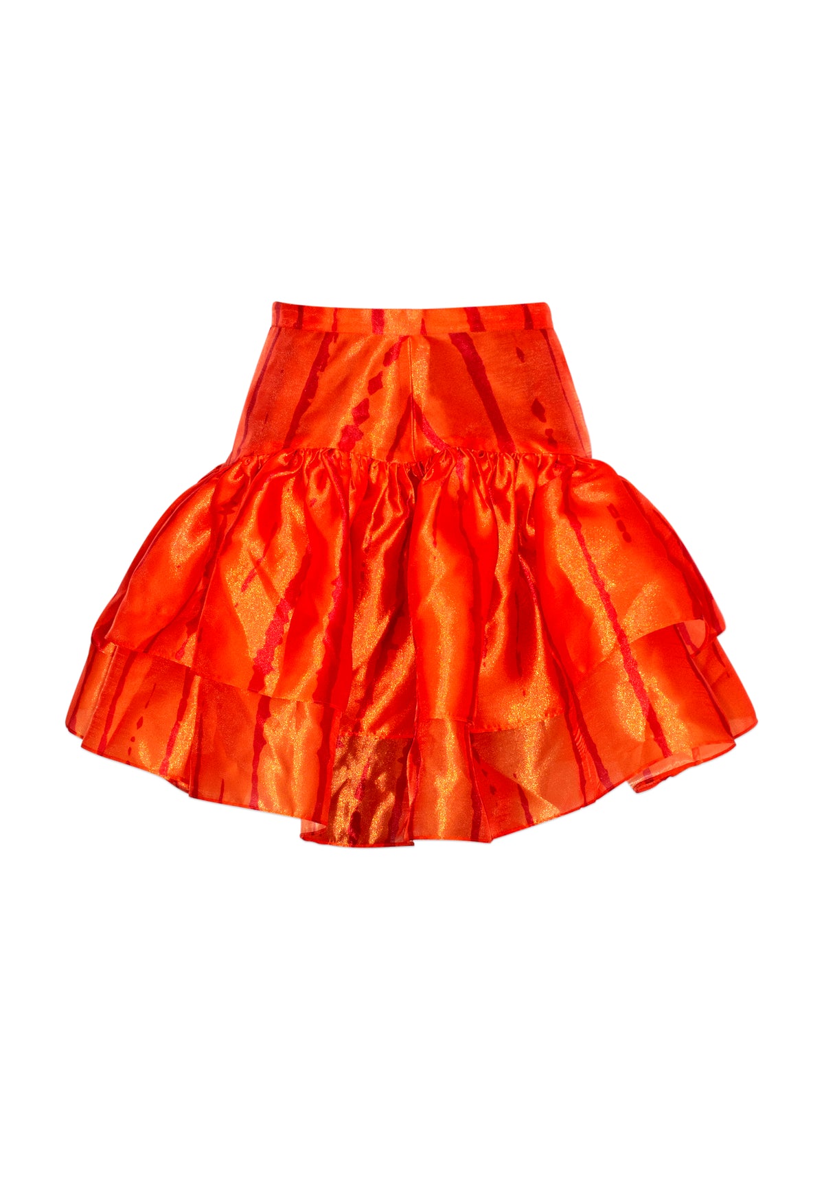 Orange Doreen Skirt by Sai Sankoh — view 5