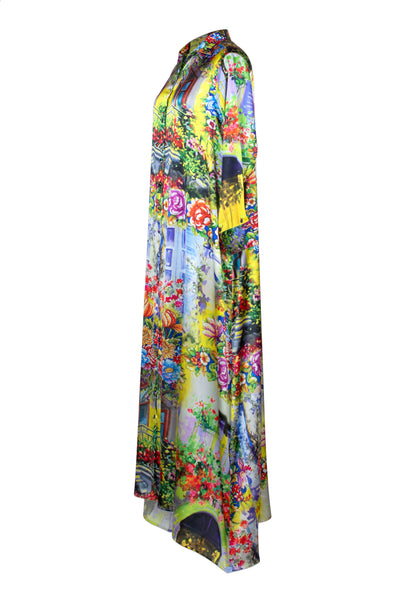 Sicily Print Shirt Dress