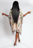 Iye Short Silk Crepe Kaftan - saisankoh