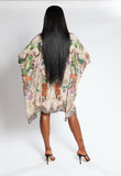 Iye Short Silk Crepe Kaftan - saisankoh
