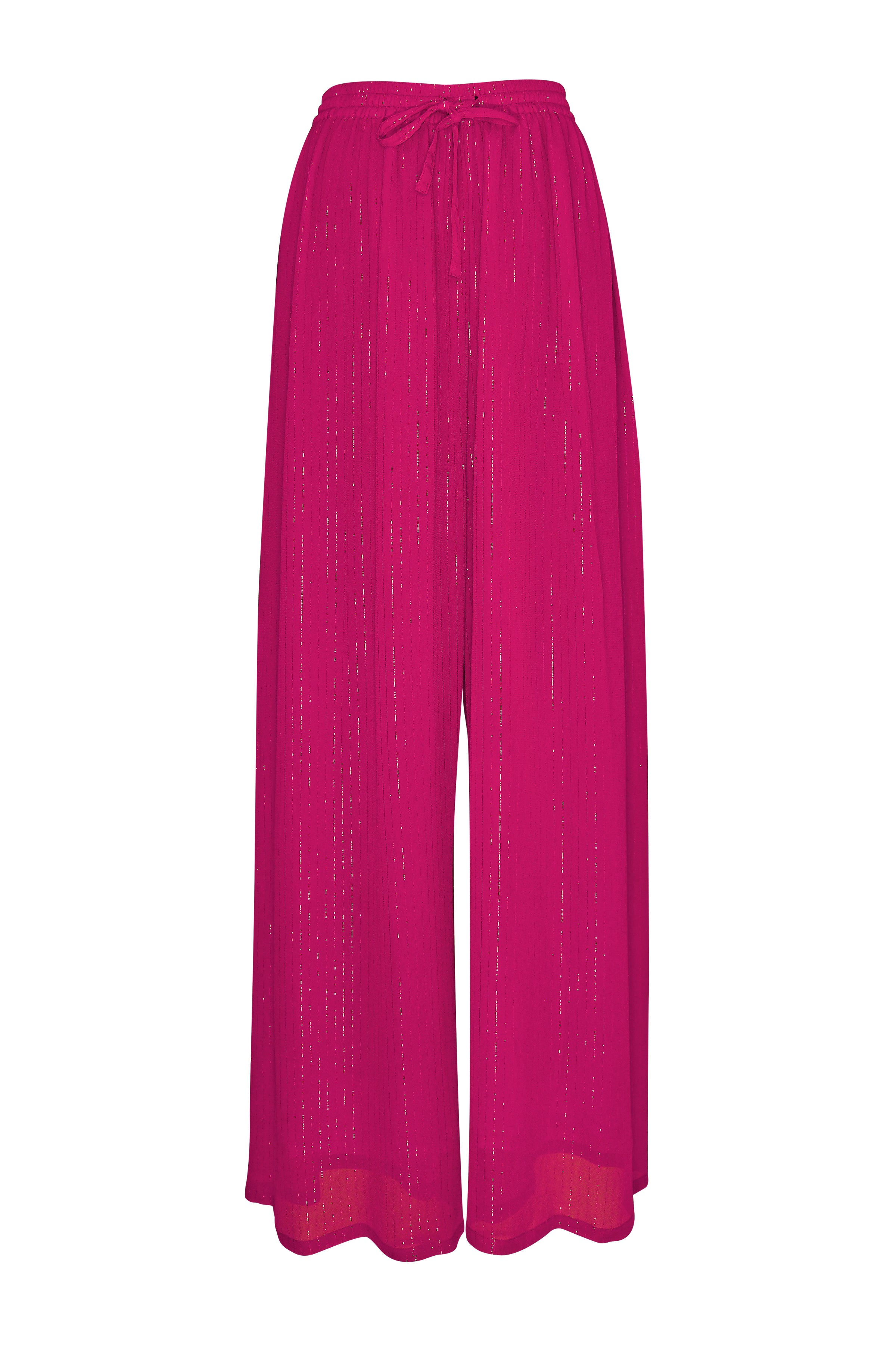Hot Pink Lurex Pants - saisankoh