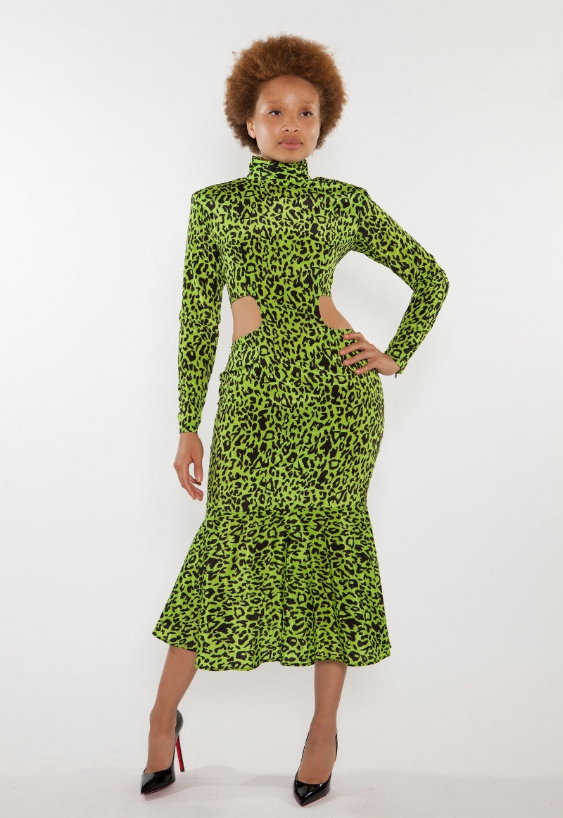 Lavinia Cut-Out Pencil Dress Extra Small