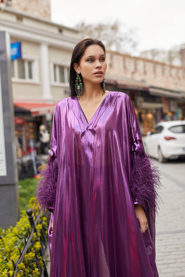 Ipek Pants in Violet by Sai Sankoh — view 2