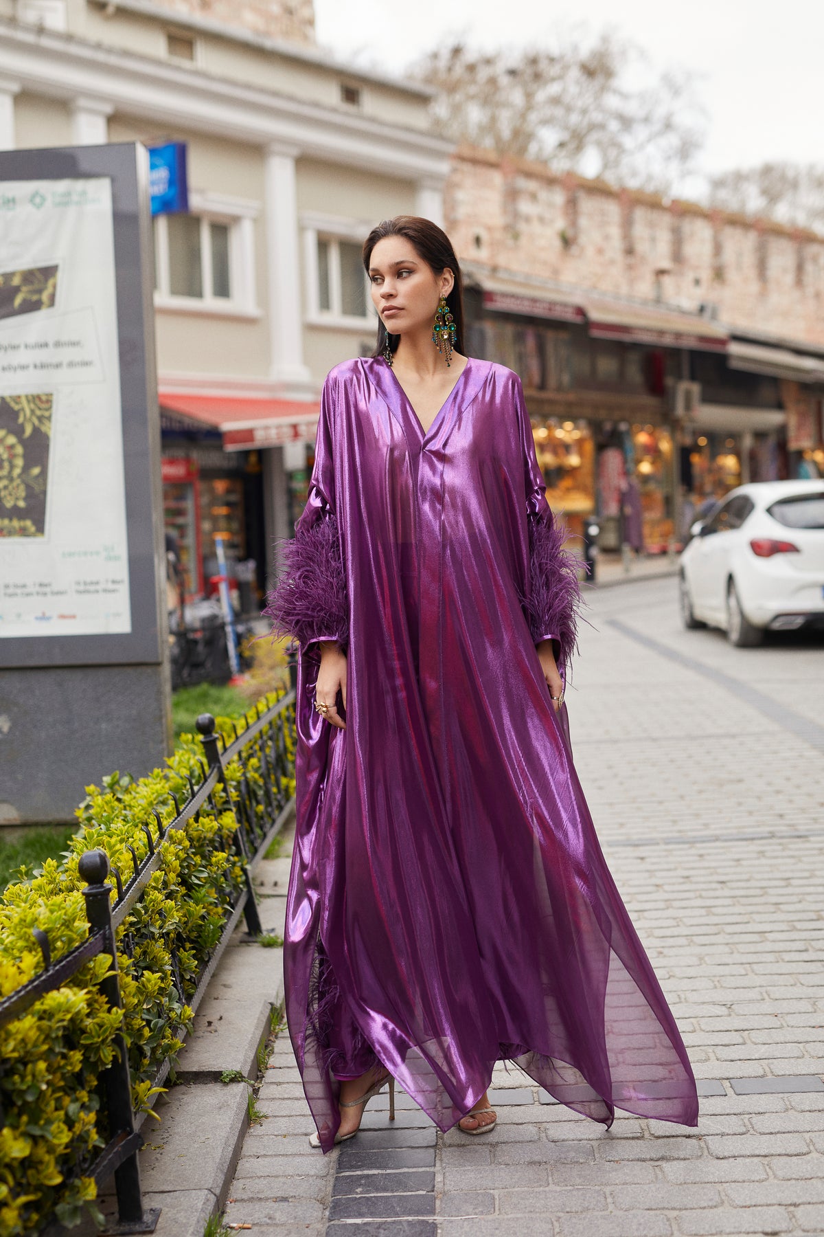 Ipek Pants in Violet by Sai Sankoh — view 3