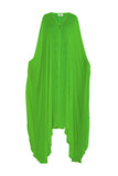 Neon Green Lurex Goddess kaftan - saisankoh
