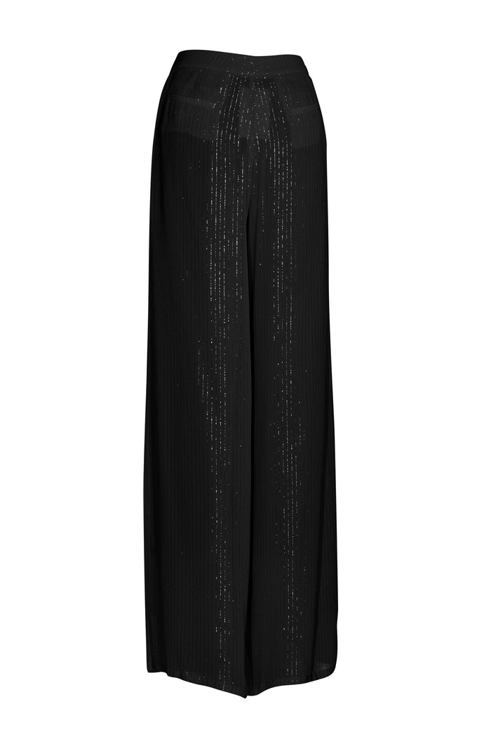Black Lurex Maja Pants