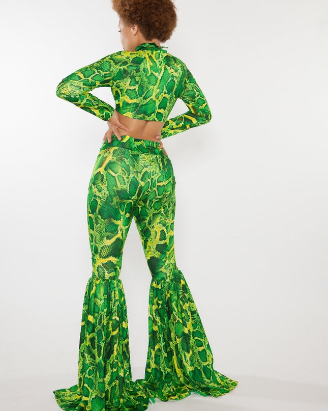 Rafaela Crop Top and Pants Set - saisankoh