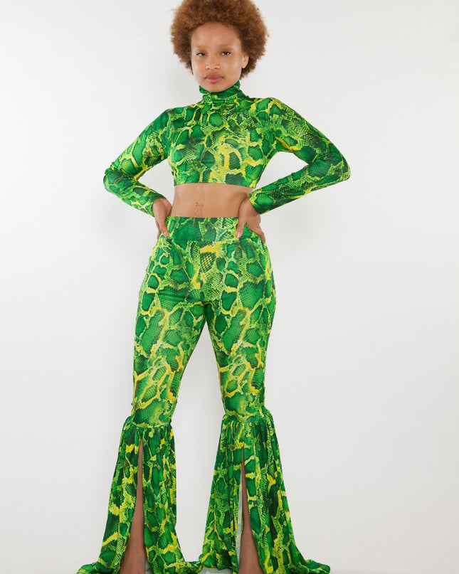 Rafaela Crop Top and Pants Set - saisankoh