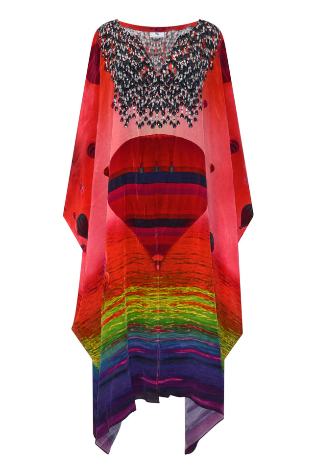 Sari Box Kaftan by Sai Sankoh, luxury resort kaftan