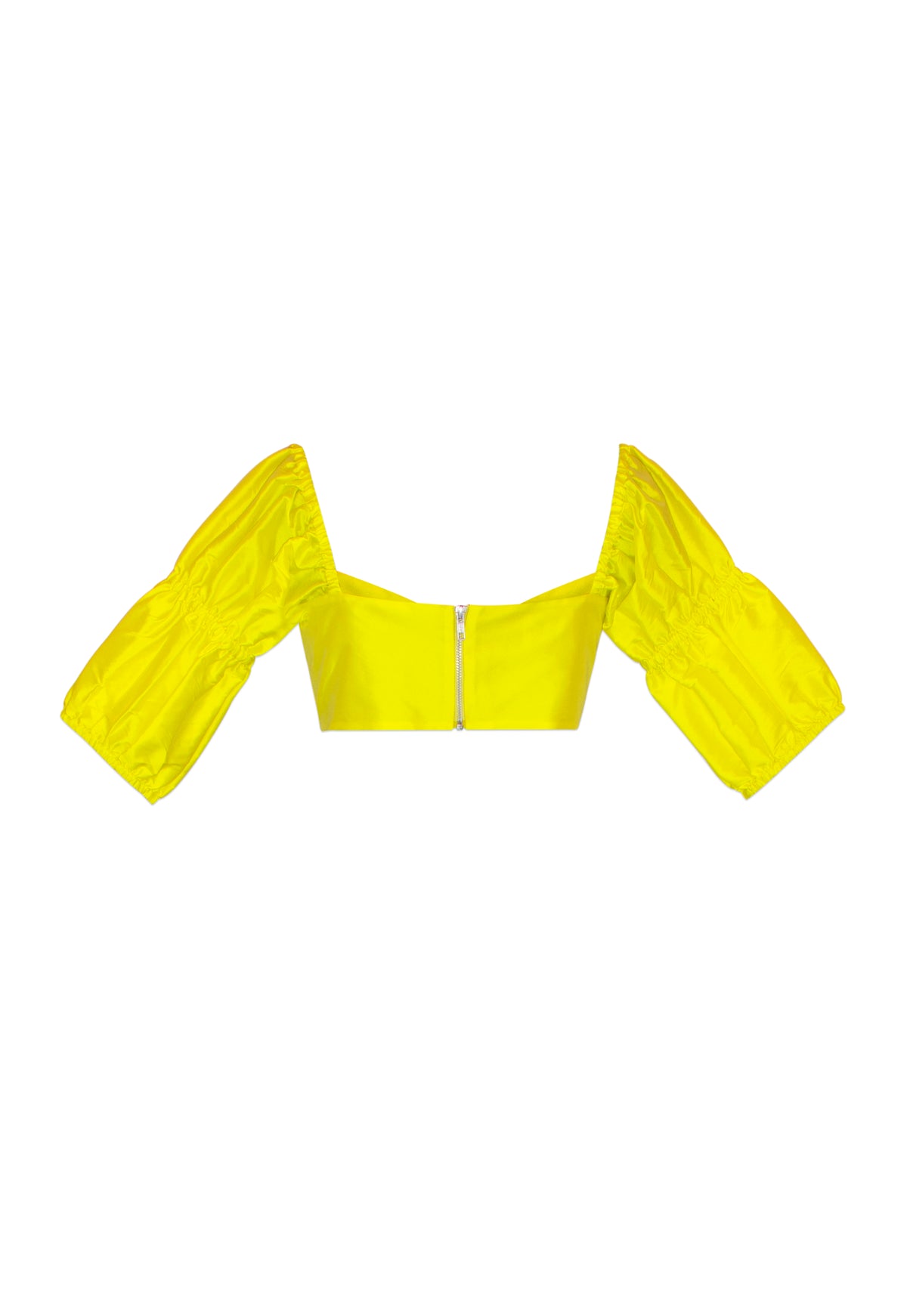 Yellow Reyna Bra Crop Top by Sai Sankoh — view 2
