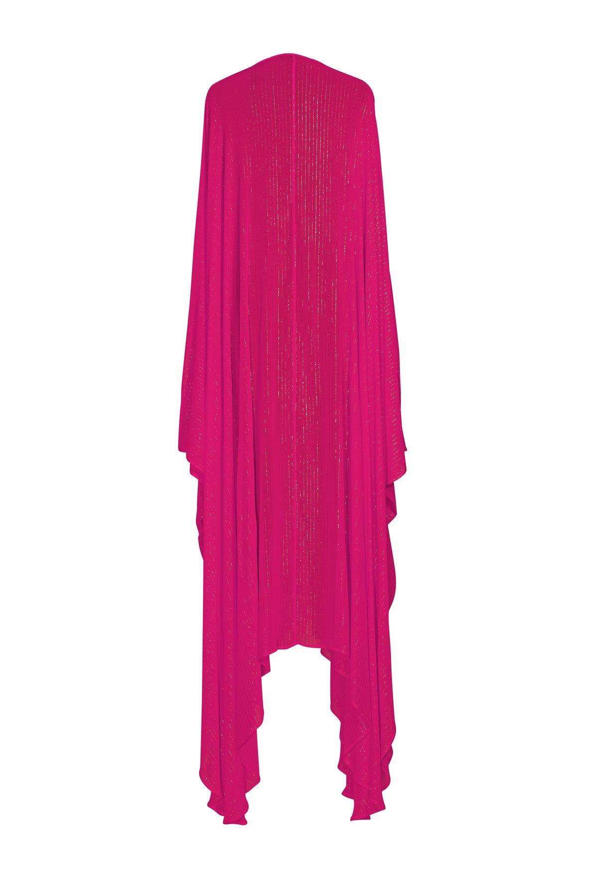 Hot Pink Lurex Goddess kaftan - saisankoh