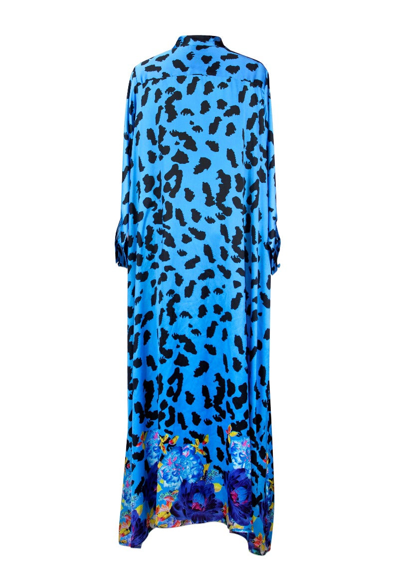 Blue Jezebel Shirt Dress