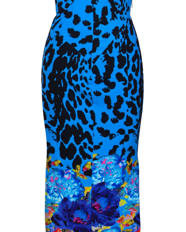 Jezebel Blue Stretch Skirt - saisankoh