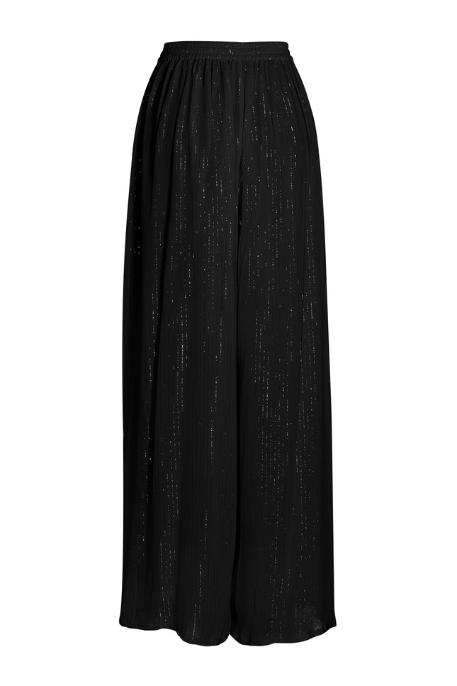 Black Lurex Maja Pants by Sai Sankoh — view 2