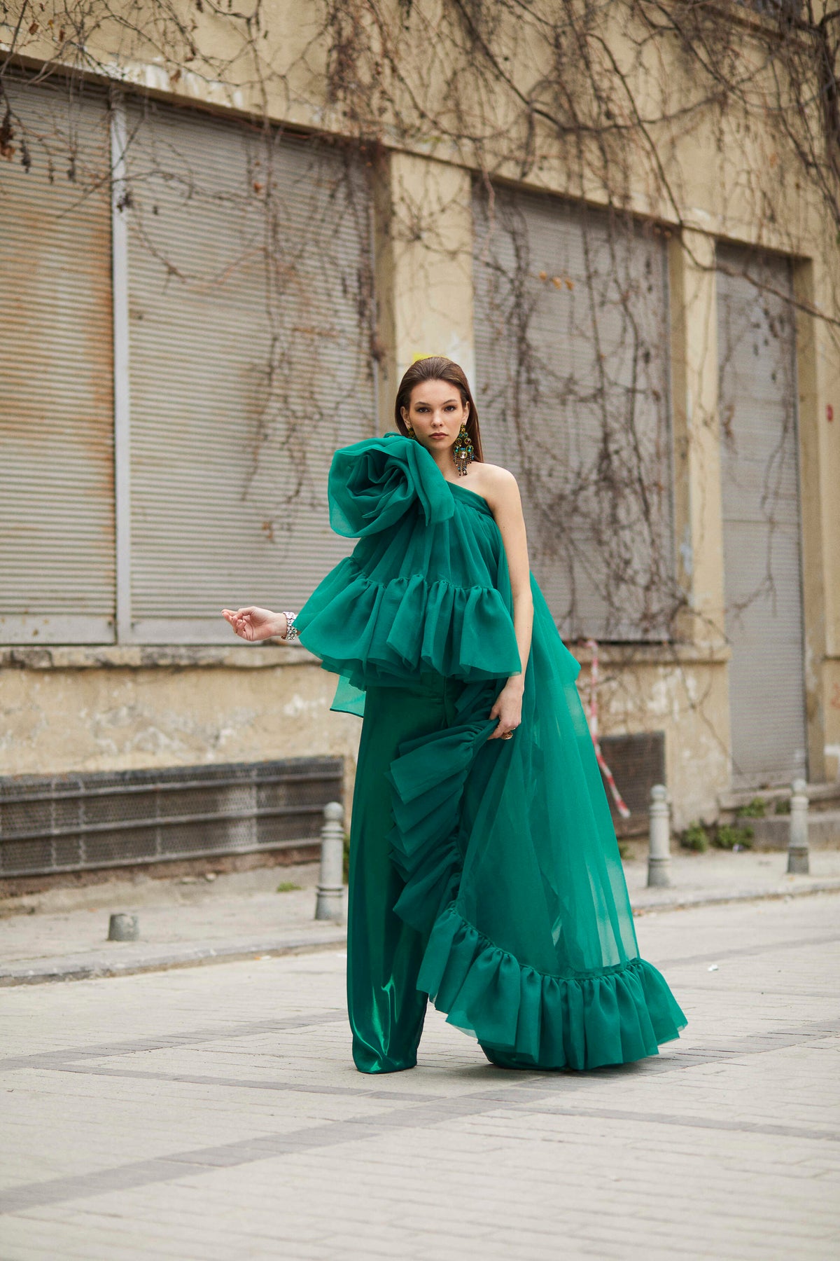 Earlene Ruffle Top by Sai Sankoh — view 3