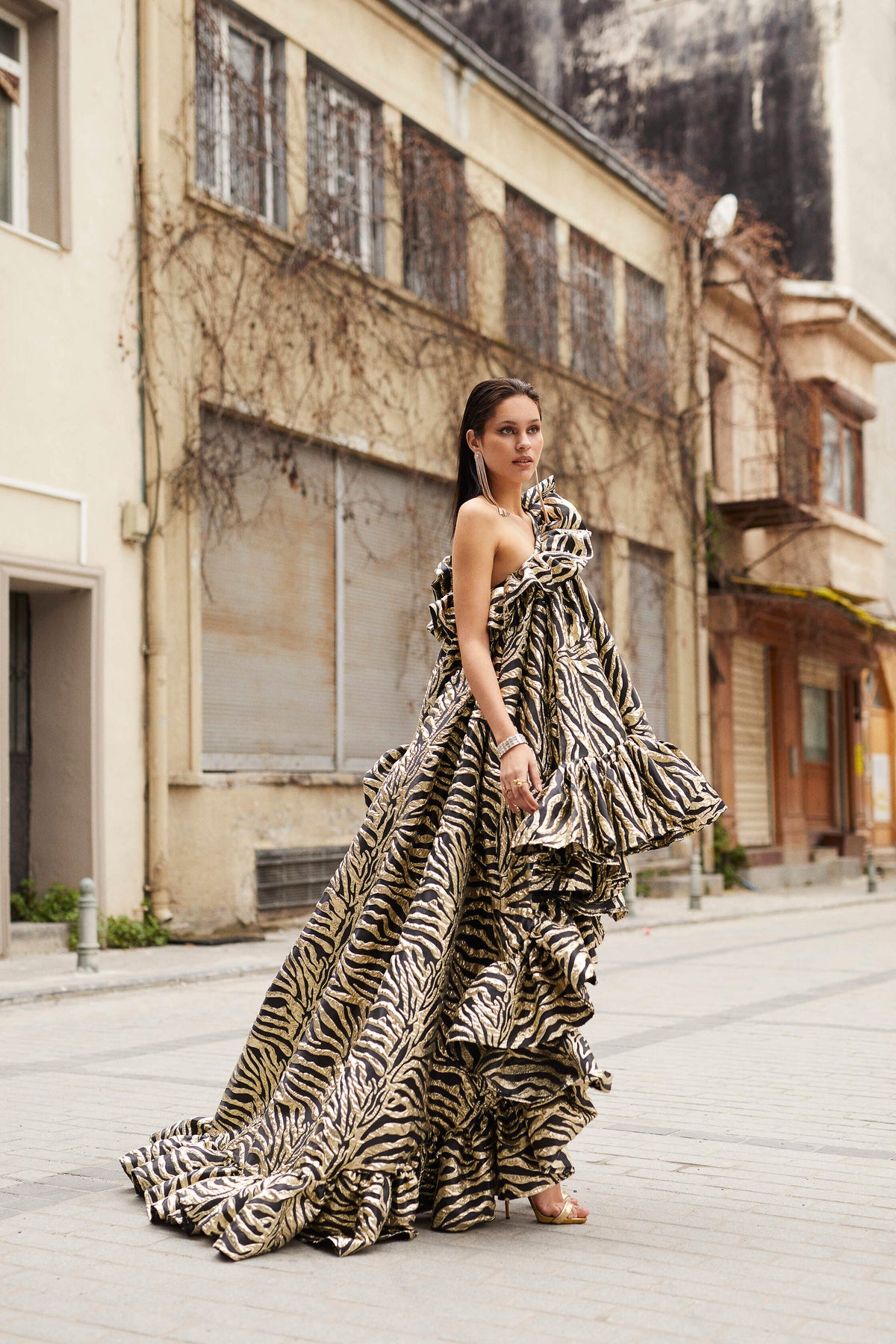 Selma Ruffle Dress by Sai Sankoh — view 3