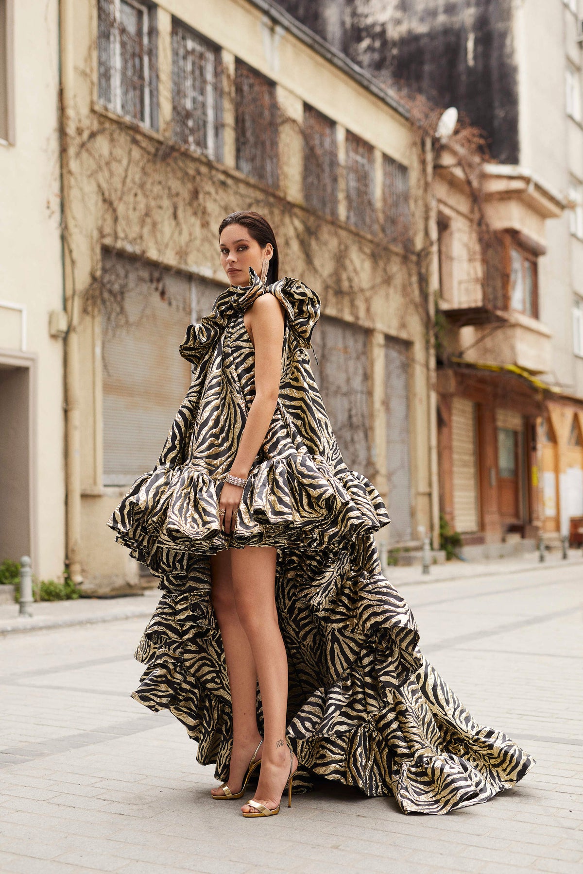 Selma Ruffle Dress by Sai Sankoh — view 4