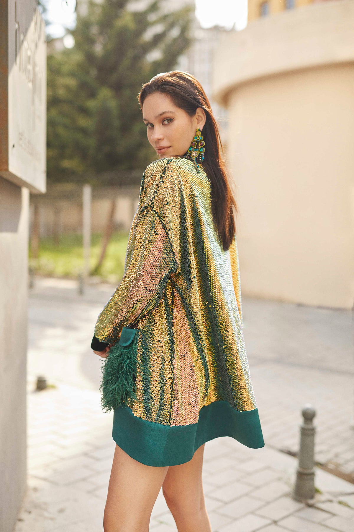 Green Mina Dress by Sai Sankoh — view 5