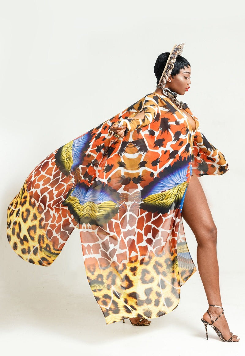 Madagascar Goddess Kaftan - saisankoh