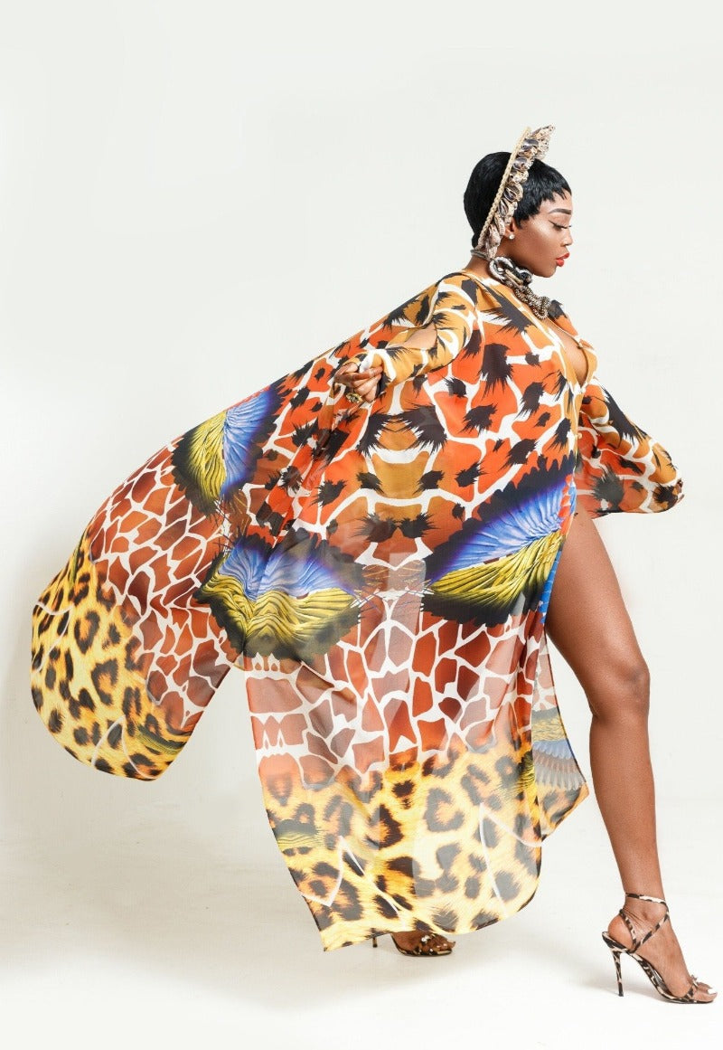 Madagascar Goddess Kaftan - saisankoh