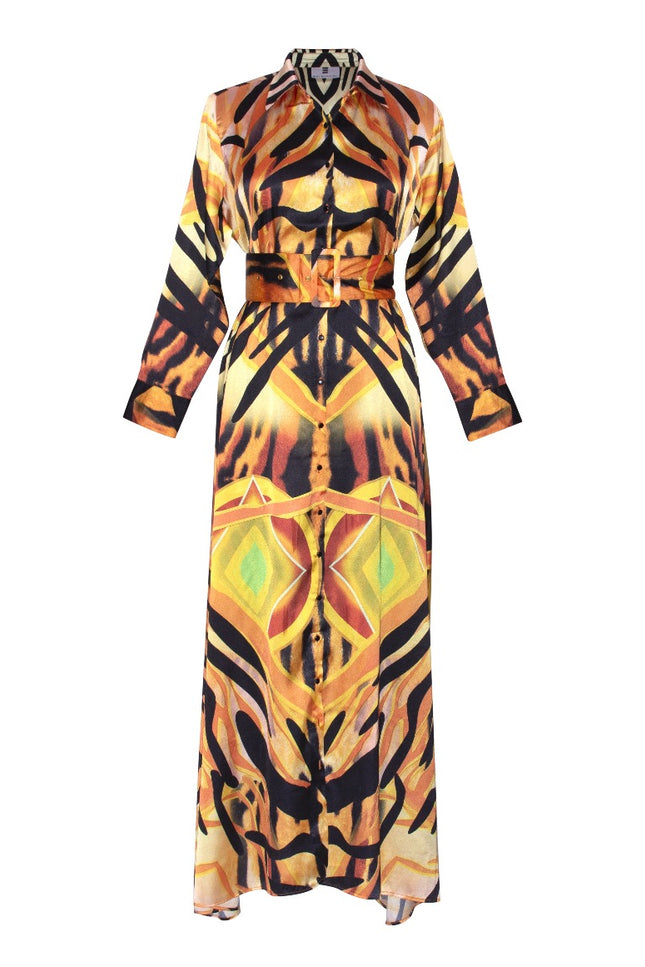 Sahara Shirt Dress by Sai Sankoh, luxury resort shirt dress